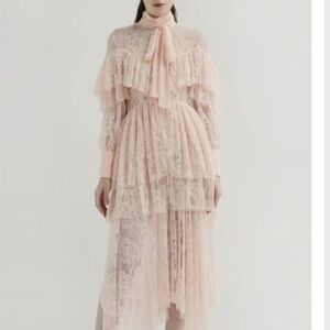 NWT Materiel Lace Dress Size M